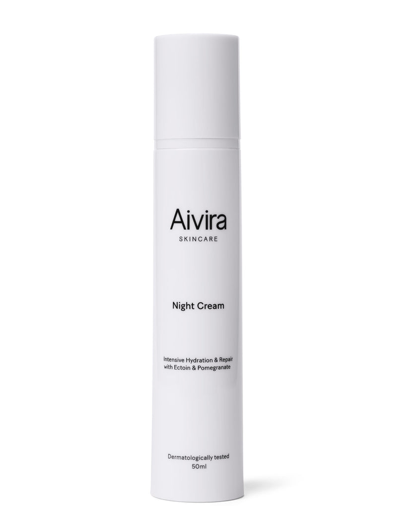 Aivira Night Cream on white background